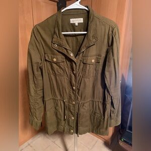 Jones New York Women's Utility Jacket in Olive Green
